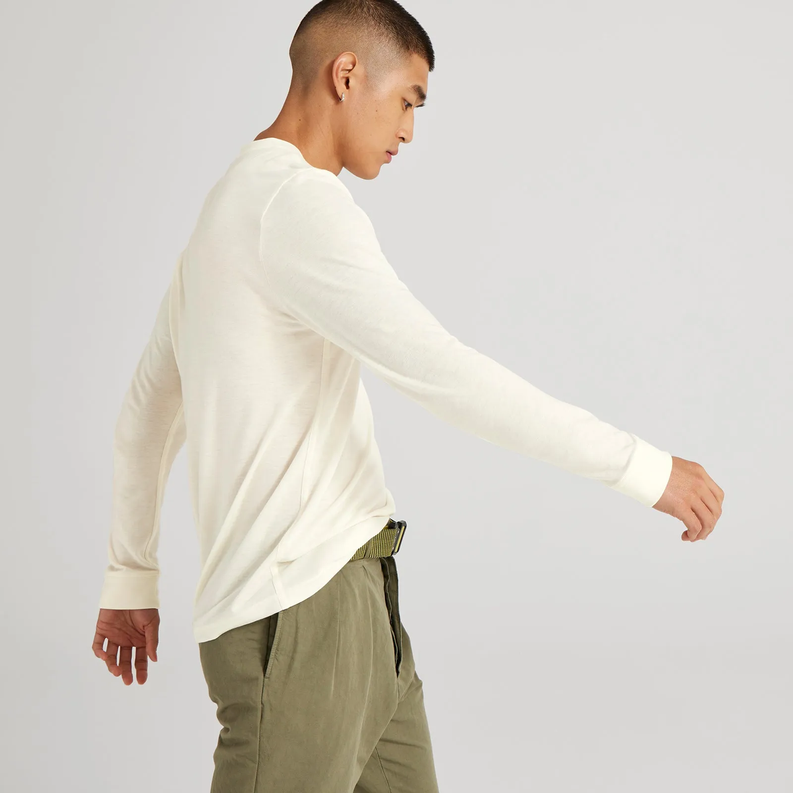 Men's Long Sleeve Sea Tee - Blizzard sold by allbirds product image thumbnail 2