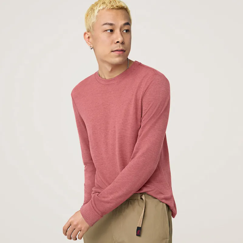 Men's Long Sleeve Sea Tee - Hazy Sienna made by allbirds