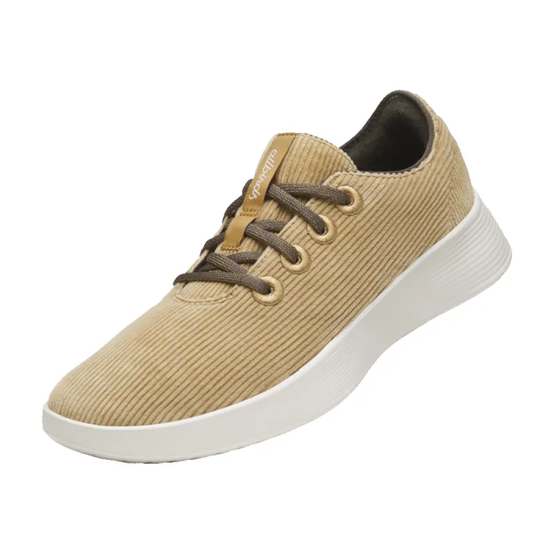 Men's Runner Go - Corduroy - Natural Black (Dark Grey Sole) sold by allbirds