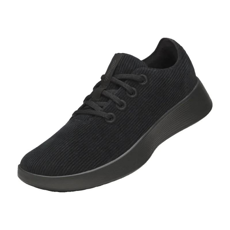 Women's Runner Go - Corduroy - Natural Black (Dark Grey Sole) sold by allbirds