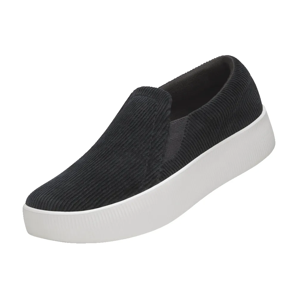 Women's Lounger Lift - Corduroy - Natural Black (Blizzard Sole) sold by allbirds