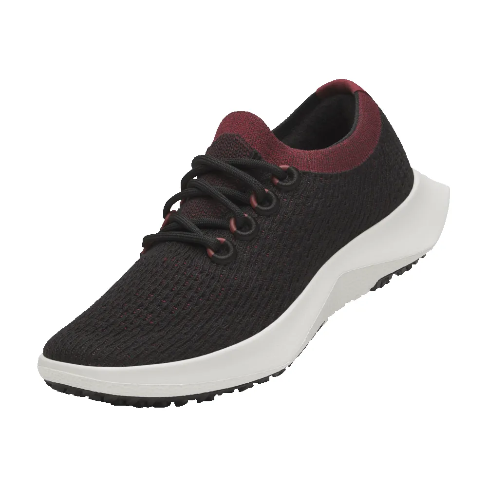Men's Tree Dasher 2 - Natural Black/Thunder Red (Barely Grey Sole) sold by allbirds
