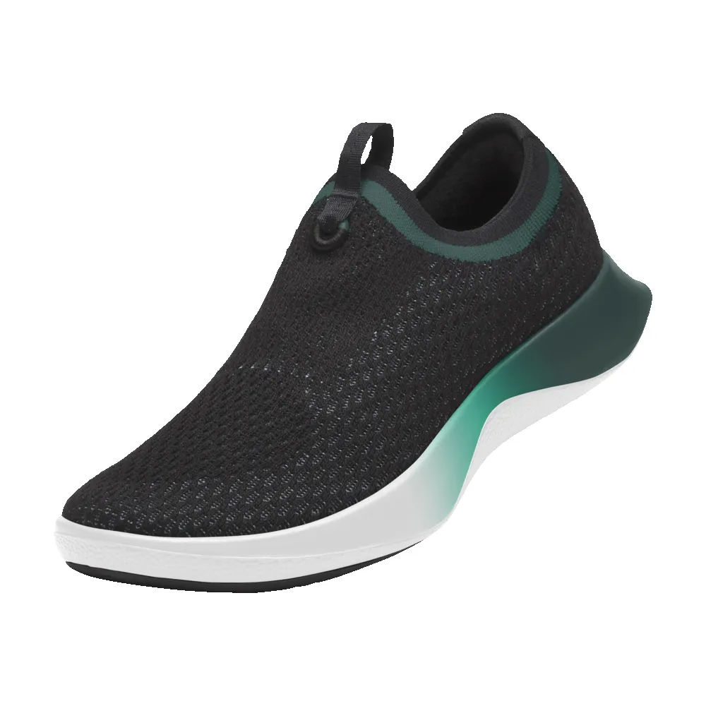 Women's Tree Dasher Relay - Natural Black (Twilight Teal Sole) sold by allbirds