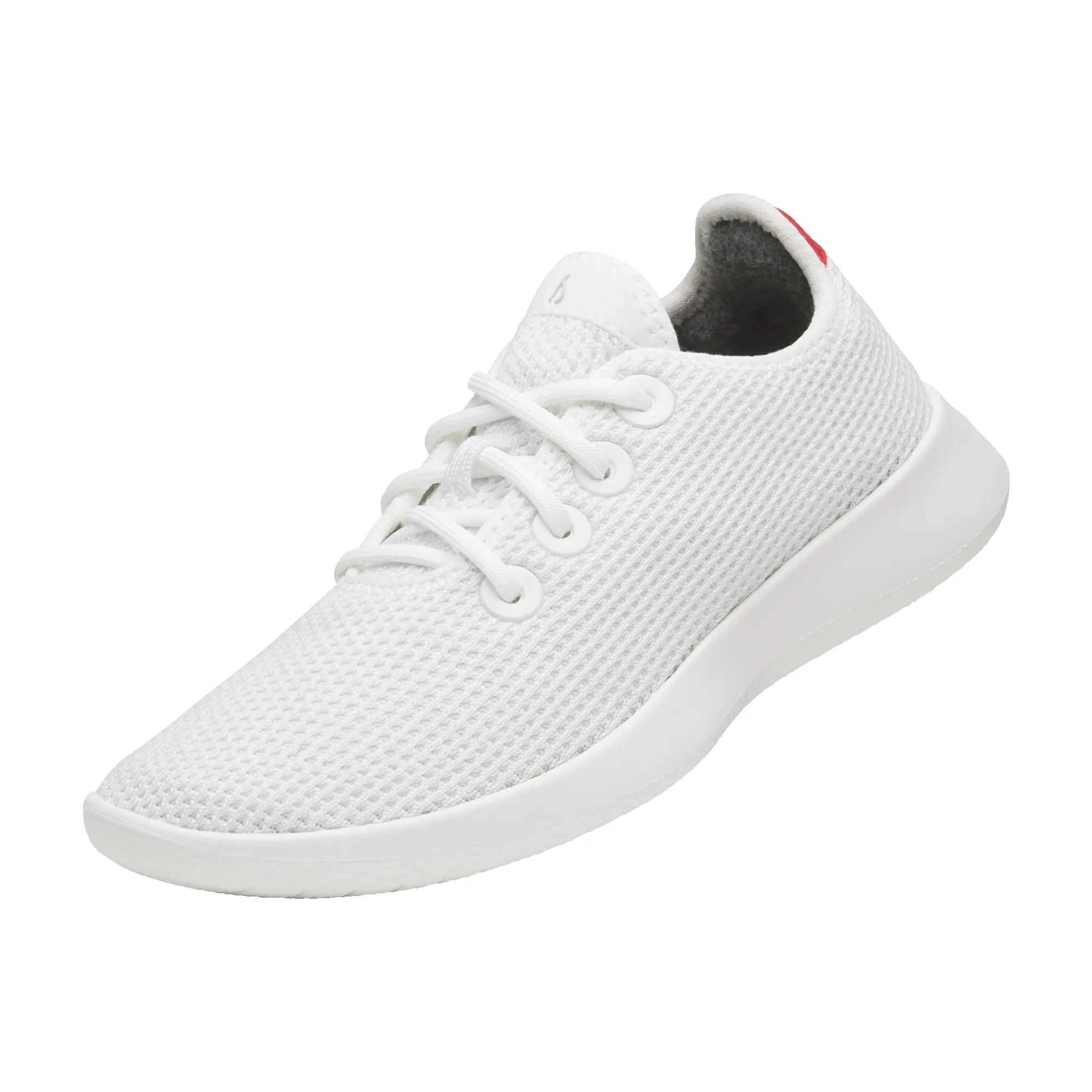 Women's Tree Runner - Blizzard/Bold Red (Blizzard Sole) sold by allbirds