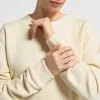 Women's Merino Blend Sweatshirt - Stony Cream Heather sold by allbirds