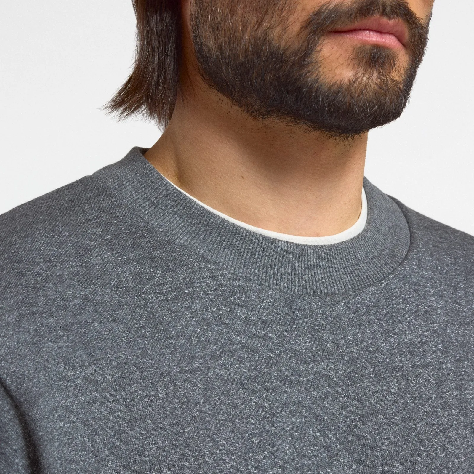 Men's Merino Blend Sweatshirt - Natural Grey Heather sold by allbirds product image thumbnail 3
