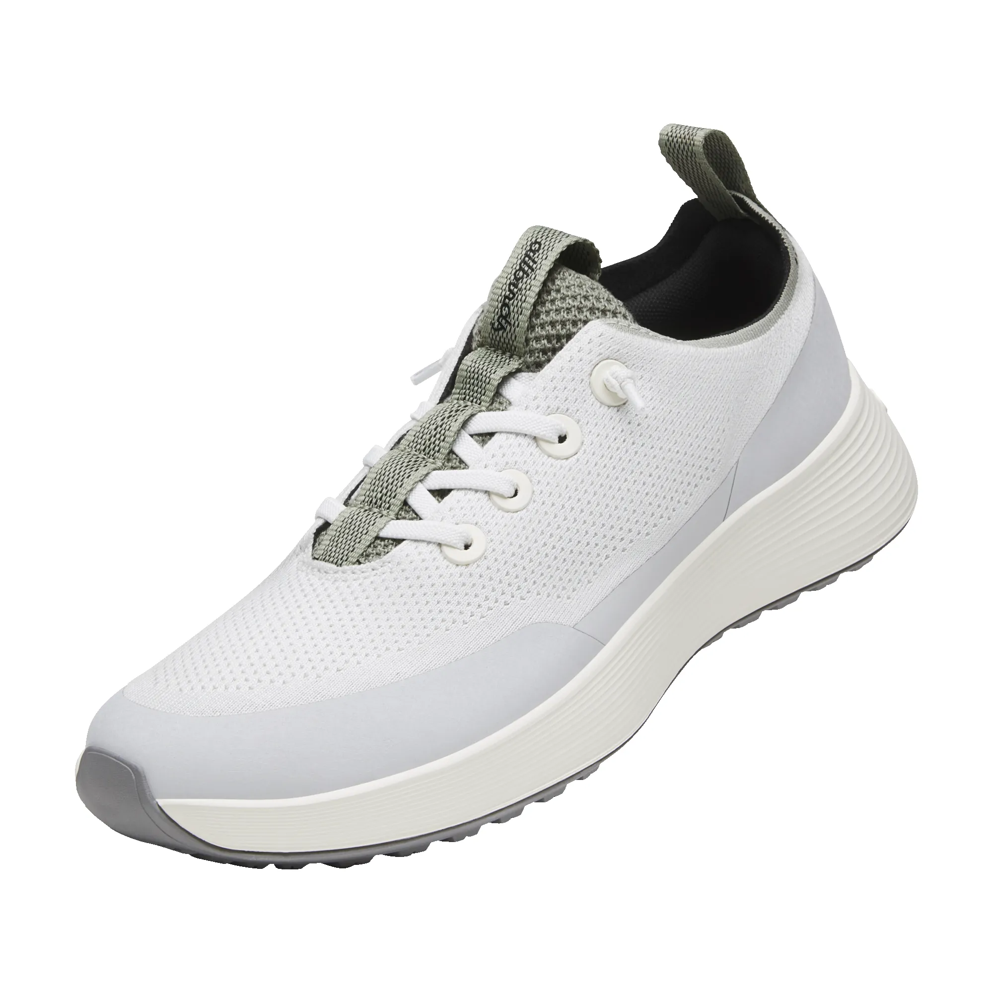 Men's Tree Runner Go - Utility - Blizzard/Hazy Pine (Natural White Sole) sold by allbirds