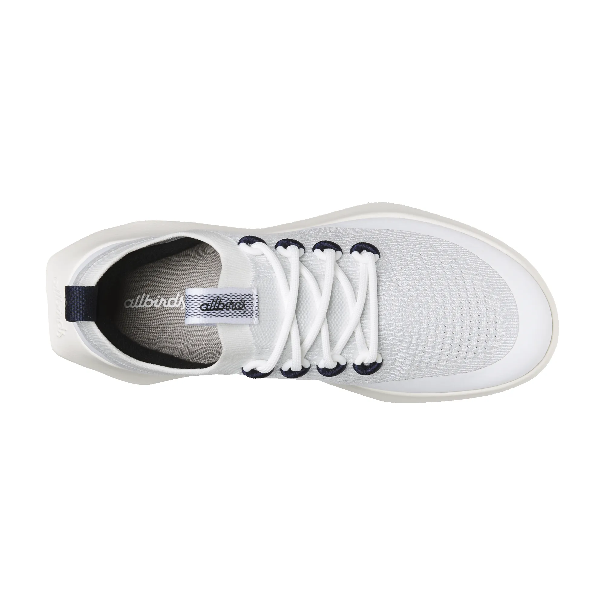 Women's Tree Dasher 2 - Utility - Blizzard/Deep Navy (Natural White Sole) sold by allbirds product image thumbnail 4