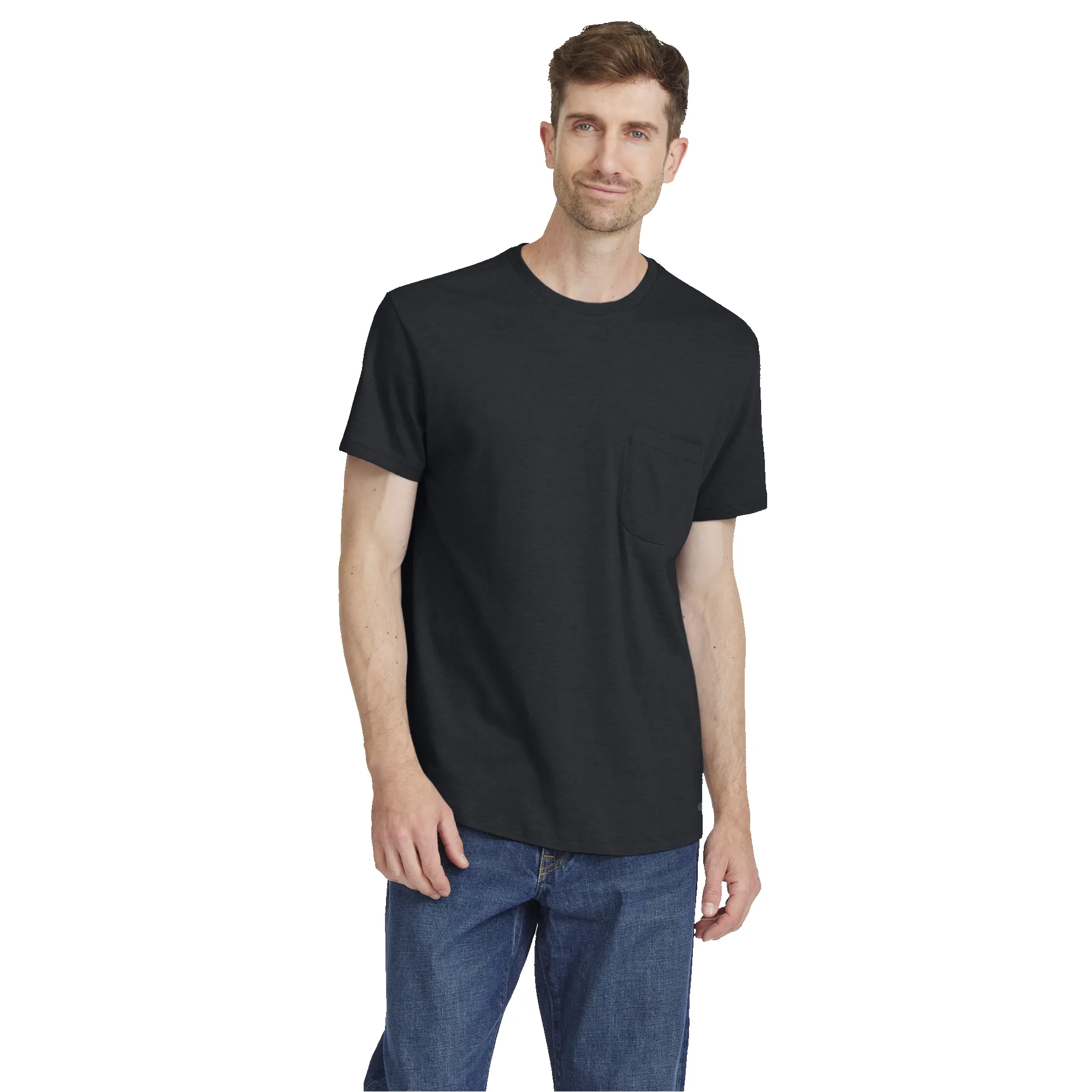 Men's Soft Merino Tee - True Black sold by allbirds