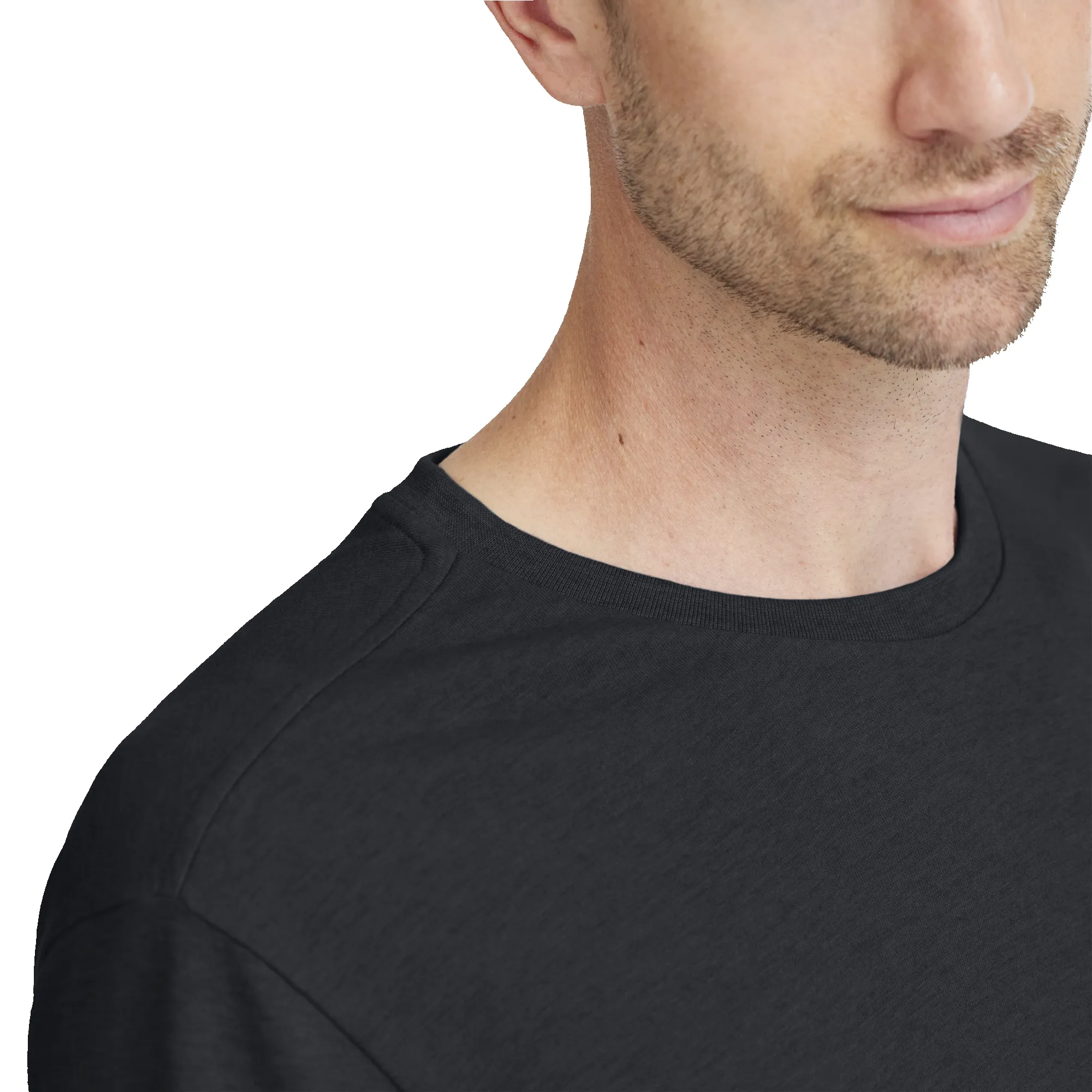 Men's Soft Merino Tee - True Black sold by allbirds product image thumbnail 2