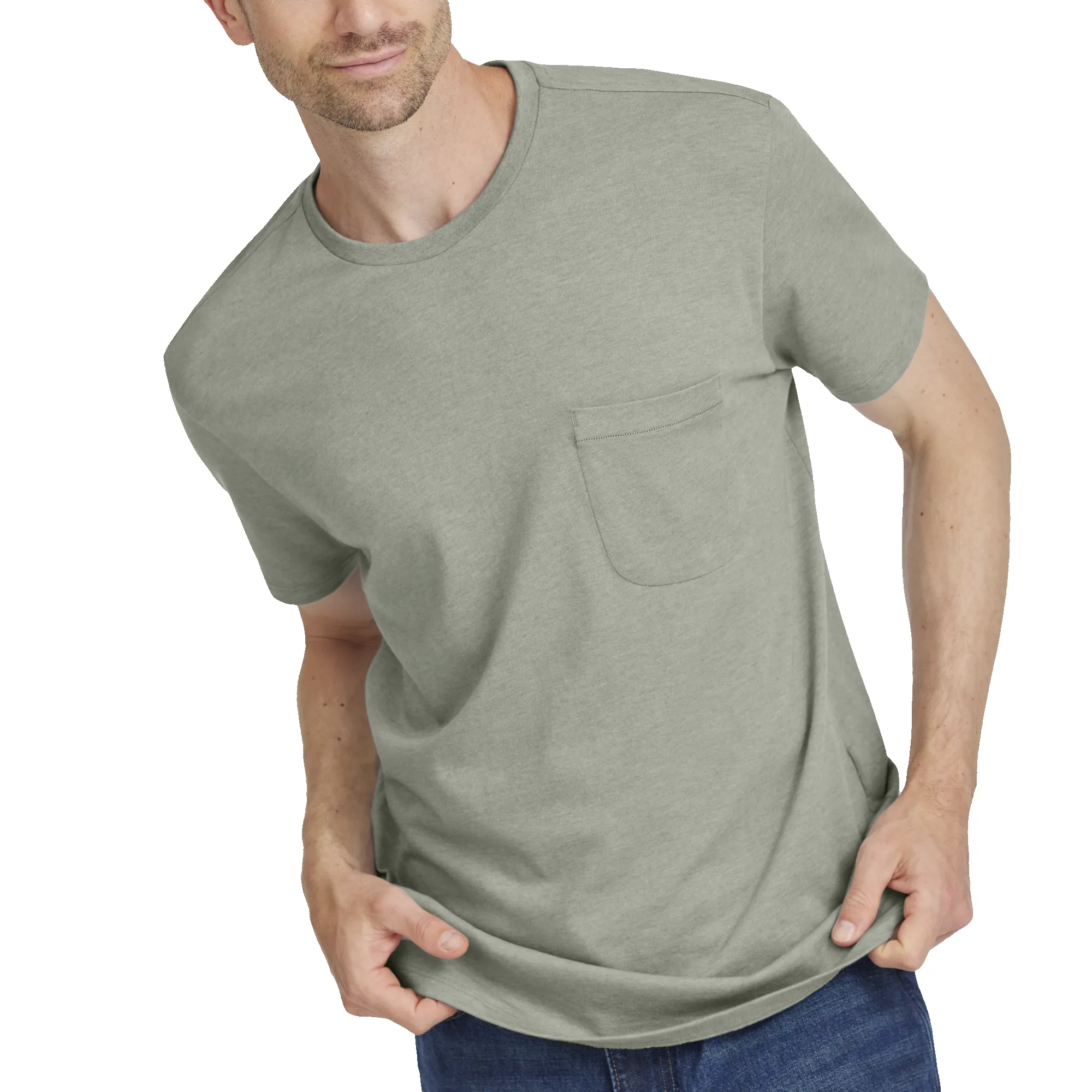 Men's Soft Merino Tee - Hazy Pine sold by allbirds product image thumbnail 3