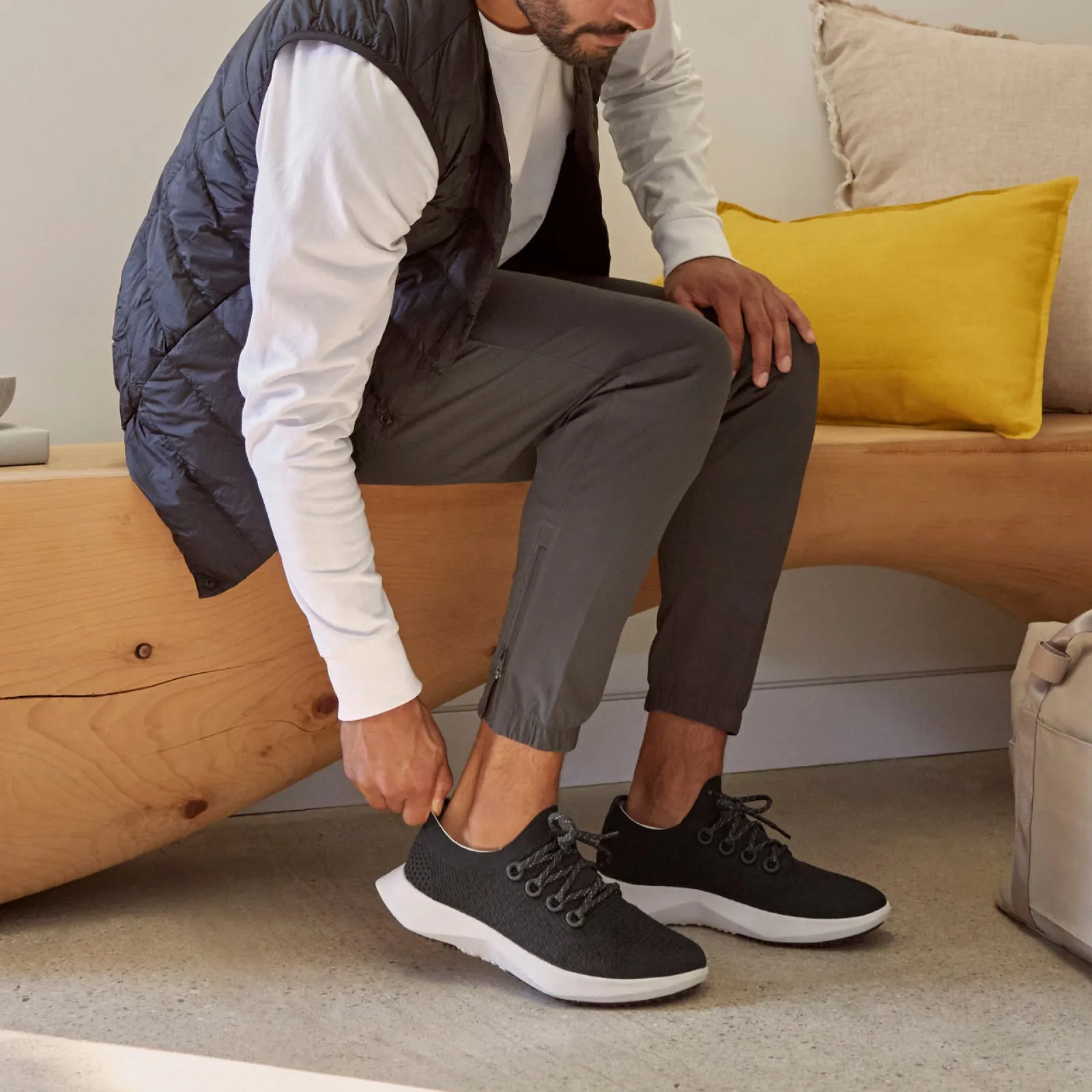 Men's Tree Dasher 2 - Natural Black (Blizzard Sole) sold by allbirds product image thumbnail 2