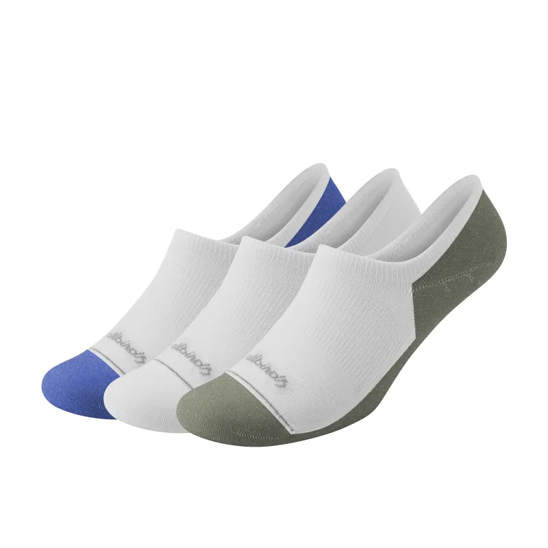 Anytime No Show Sock 3-Pack - Blizzard/Royal Blue/Thunder Green sold by allbirds