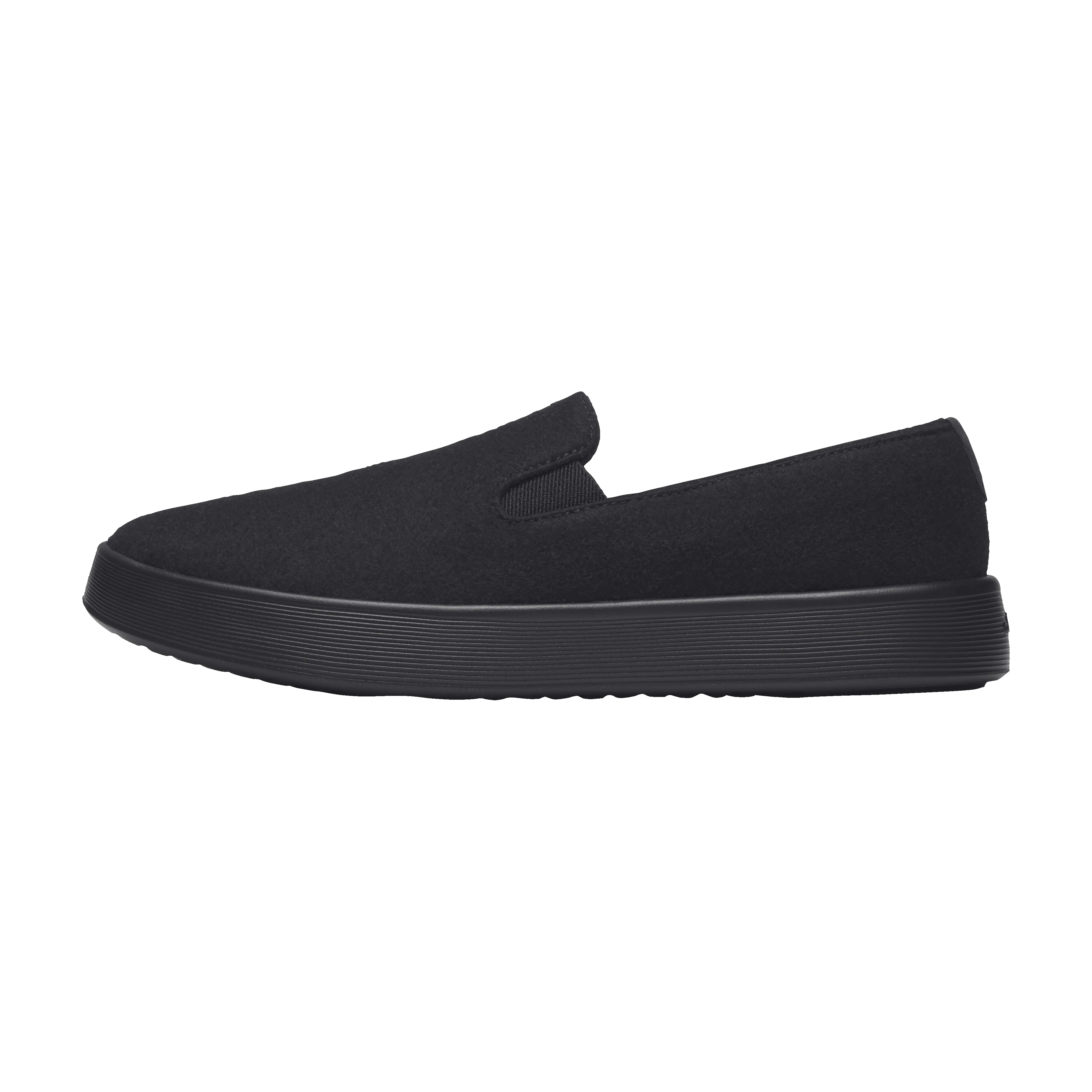 Women's Wool Cruiser Slip On - Natural Black (Natural Black Sole) sold by allbirds