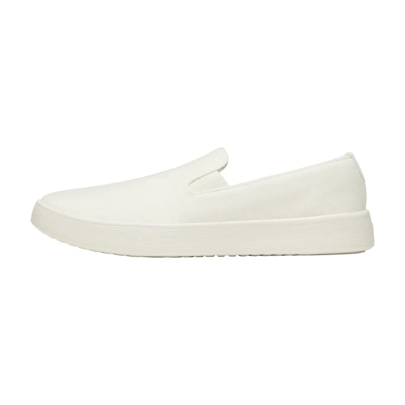 Men's Wool Cruiser Slip On - Natural White (Natural White Sole) sold by allbirds