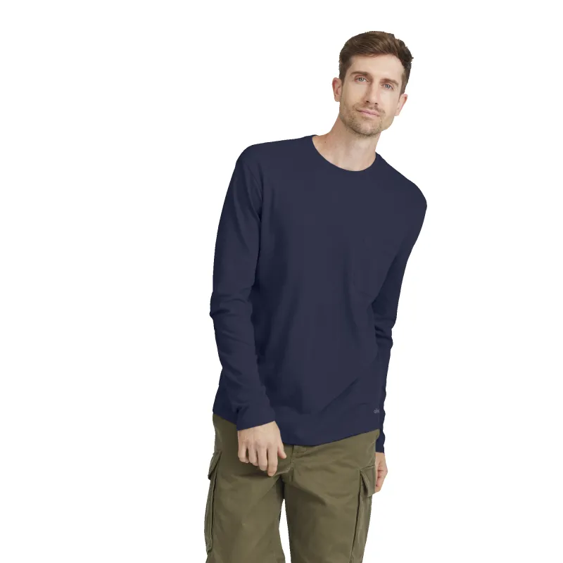 Men's Soft Merino Long Sleeve Tee - Deep Navy sold by allbirds