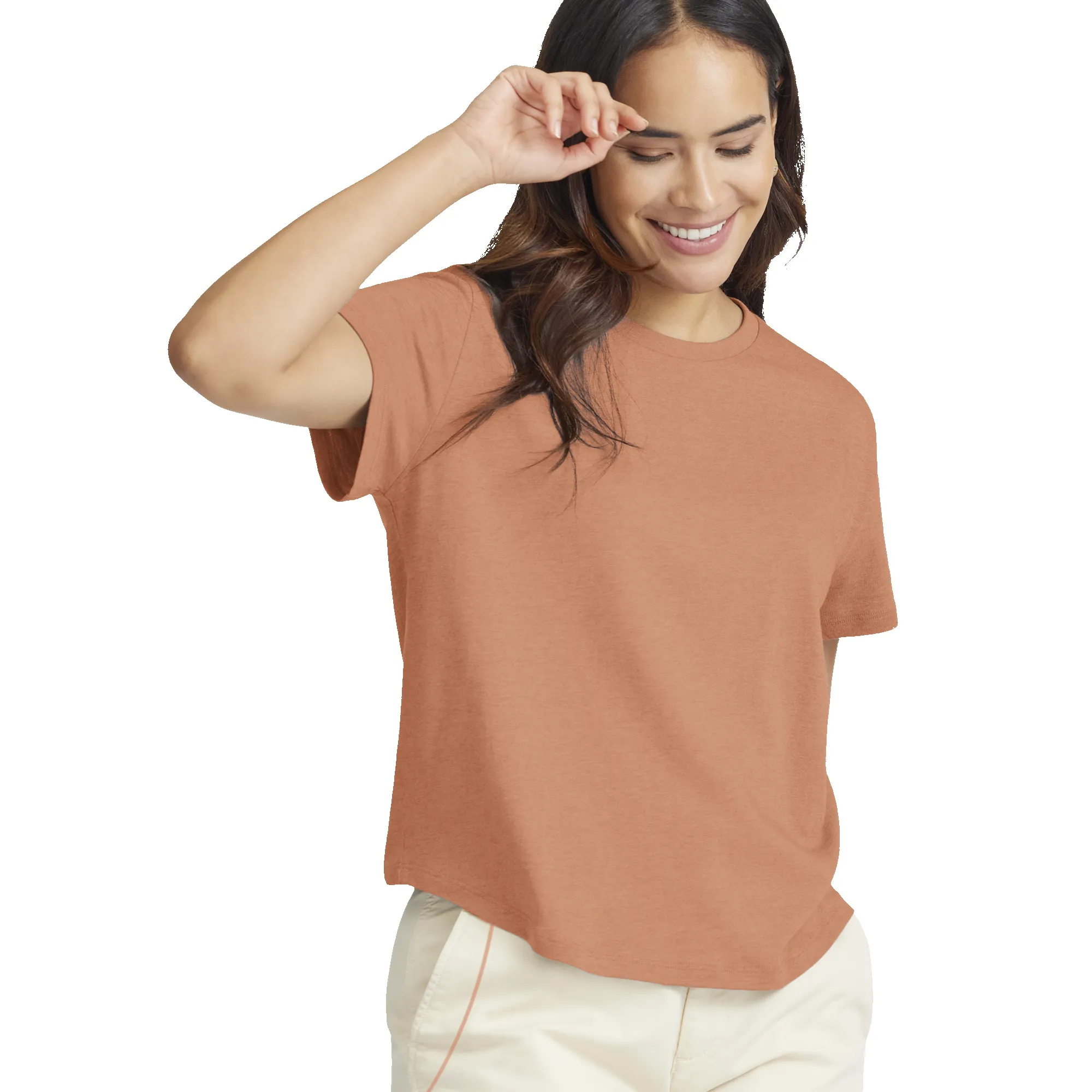 Women's Soft Merino Tee - Sienna Blush sold by allbirds product image thumbnail 3