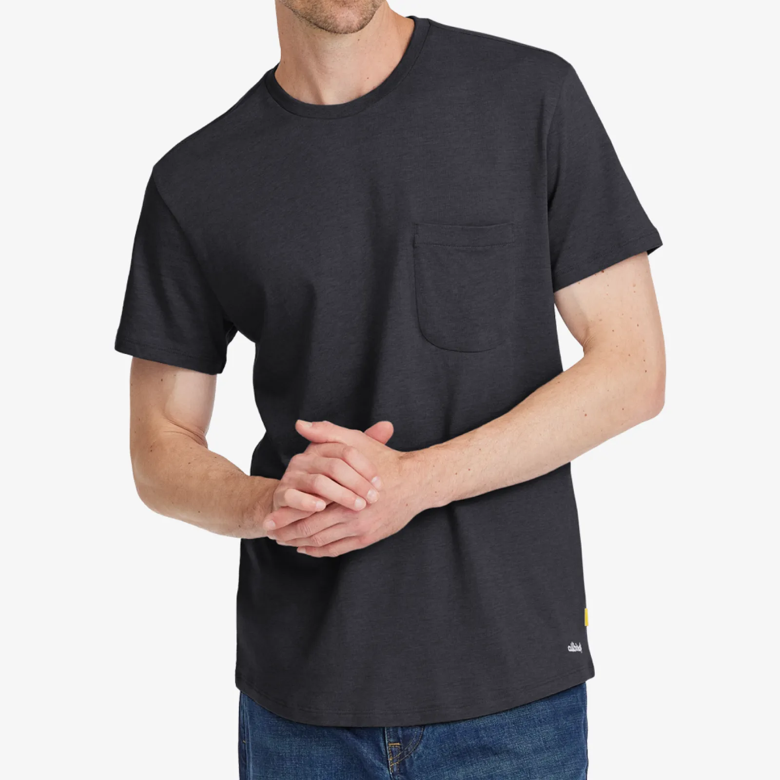 Men's Soft Merino Tee - Natural Black sold by allbirds