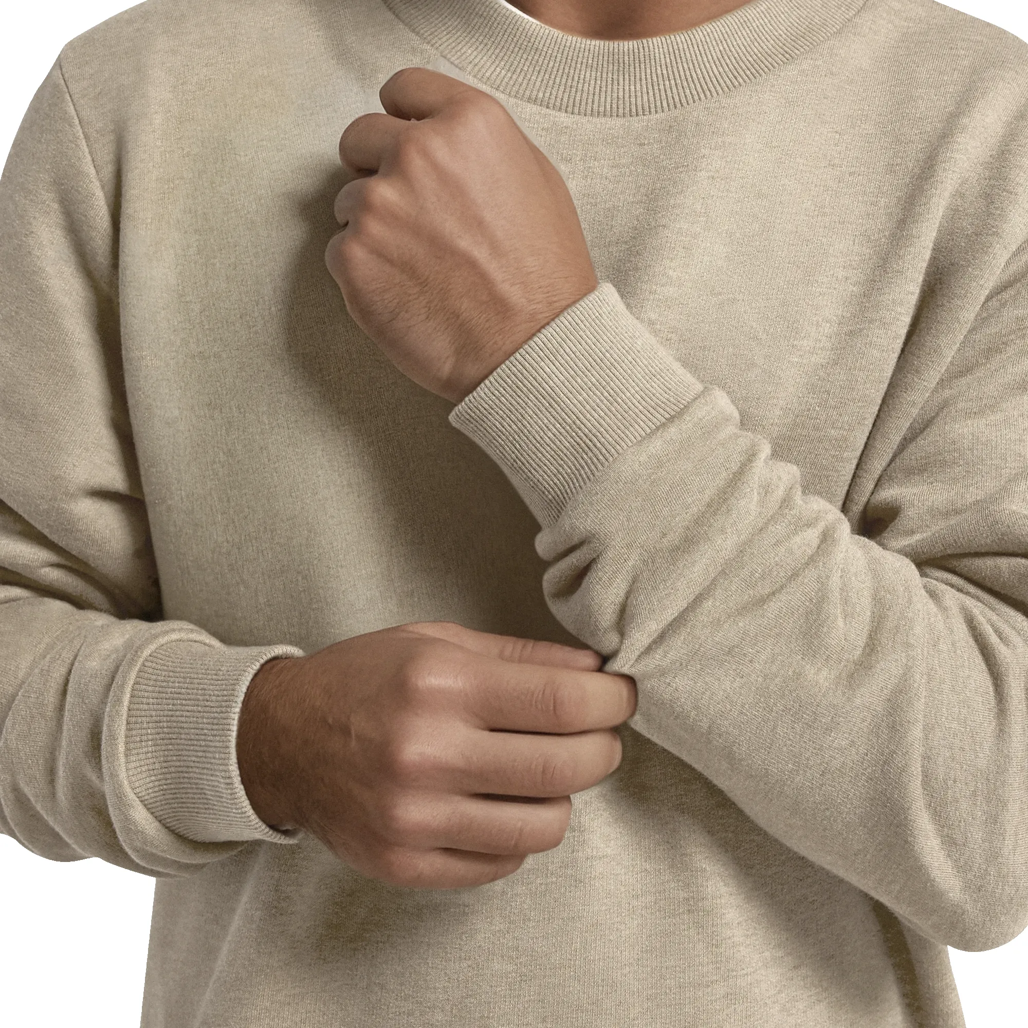 Men's Merino Blend Sweatshirt - Rugged Beige sold by allbirds product image thumbnail 4