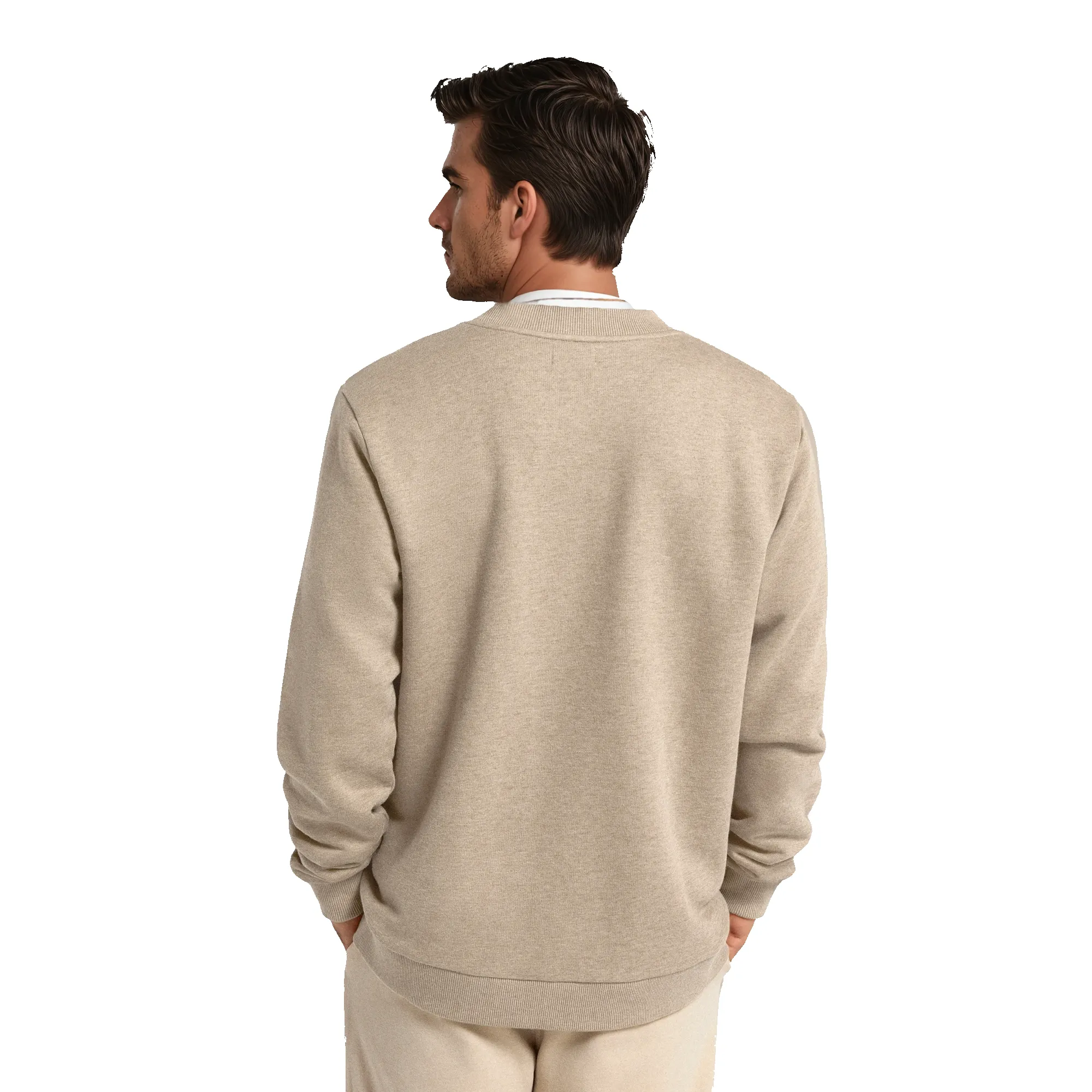 Men's Merino Blend Sweatshirt - Rugged Beige sold by allbirds product image thumbnail 2