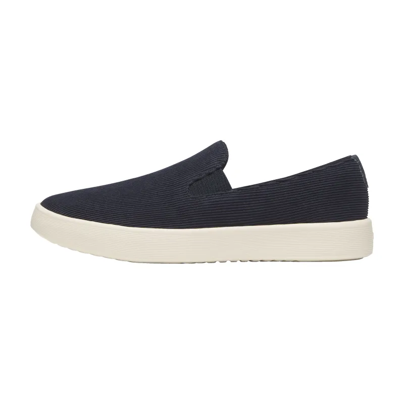 Men's Cruiser Slip On Corduroy - Dark Navy (Stony Cream Sole) sold by allbirds
