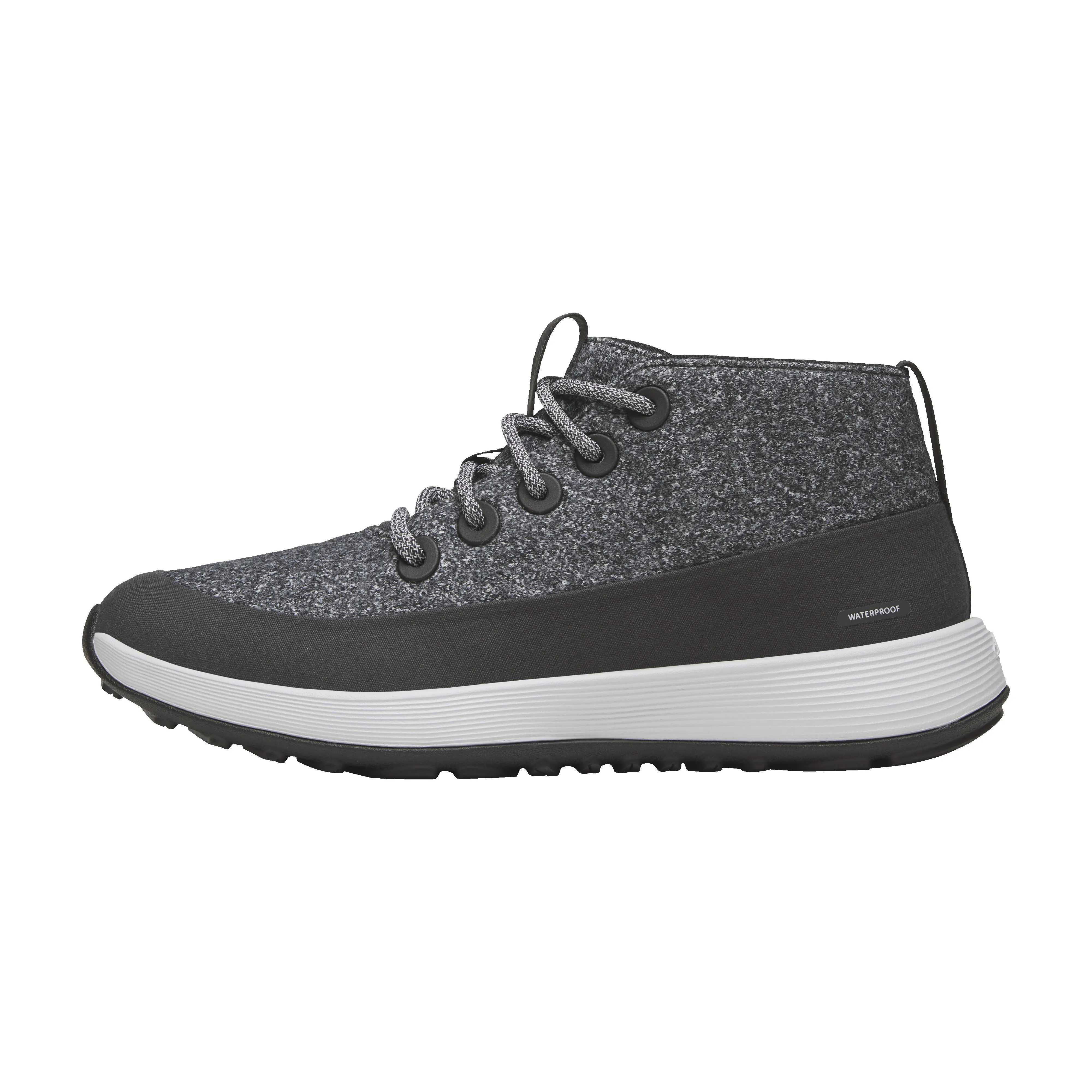 Women's Wool Runner NZ Mid Waterproof - Dark Grey (Light Grey Sole) sold by allbirds
