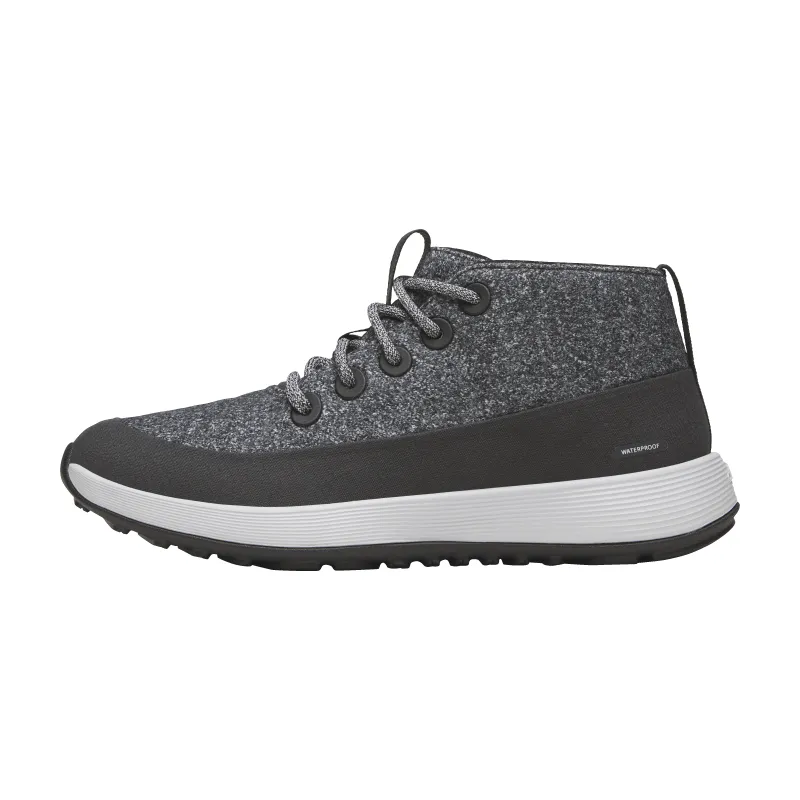 Men's Wool Runner NZ Mid Waterproof - Dark Grey (Light Grey Sole) sold by allbirds