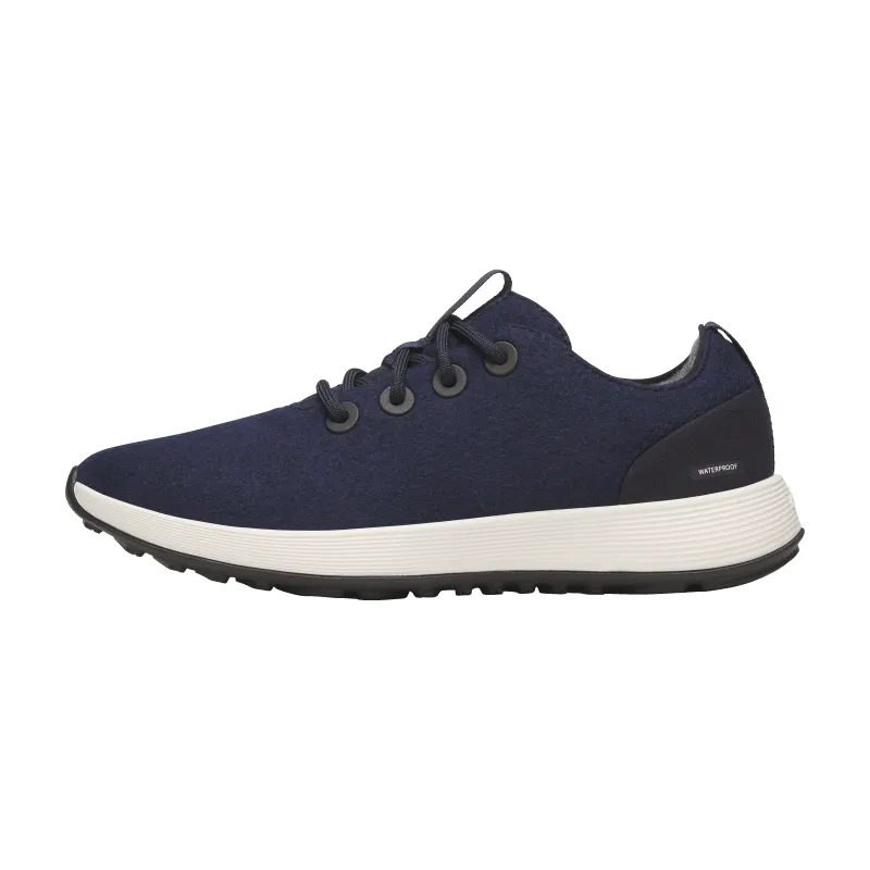 Women's Wool Runner NZ Waterproof - Dark Navy (Natural White Sole) sold by allbirds