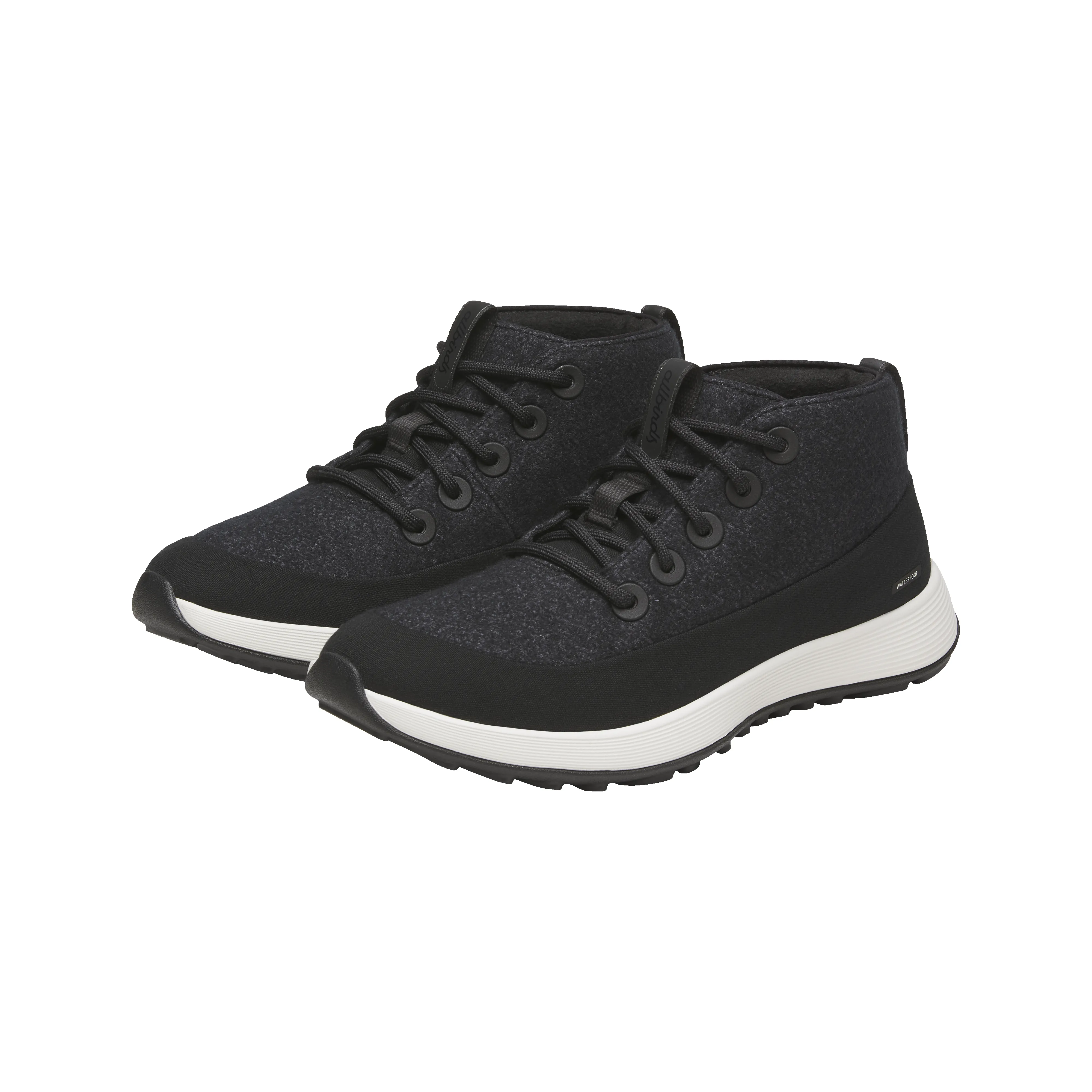 Men's Wool Runner NZ Mid Waterproof - Natural Black (Natural White Sole) sold by allbirds product image thumbnail 5