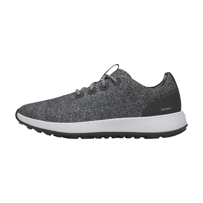 Men's Wool Runner NZ Waterproof - Dark Grey (Light Grey Sole) sold by allbirds