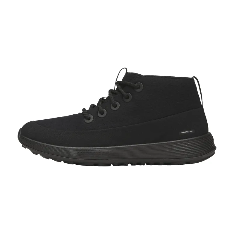 Men's Wool Runner NZ Mid Waterproof - Natural Black (Natural Black Sole) sold by allbirds