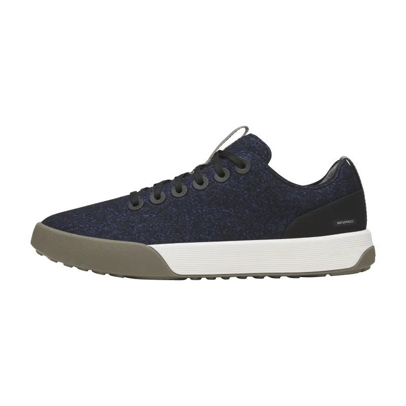 Men's Wool Cruiser Waterproof - Royal Blue/Natural Black (Barely Grey Sole) sold by allbirds