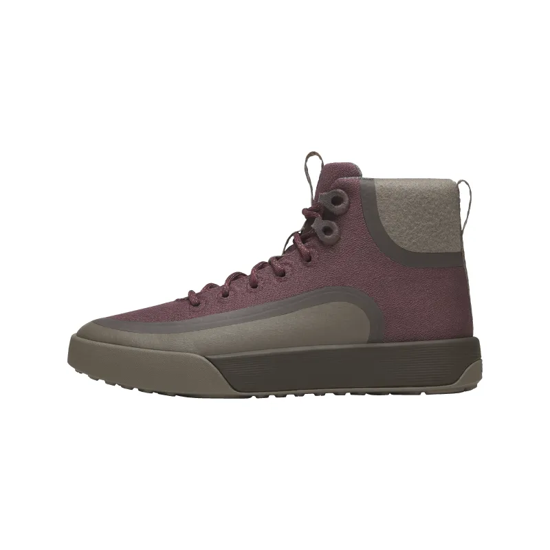 Men's Cruiser Mid Explore - Hazy Burgundy (Rustic Brown Sole) sold by allbirds