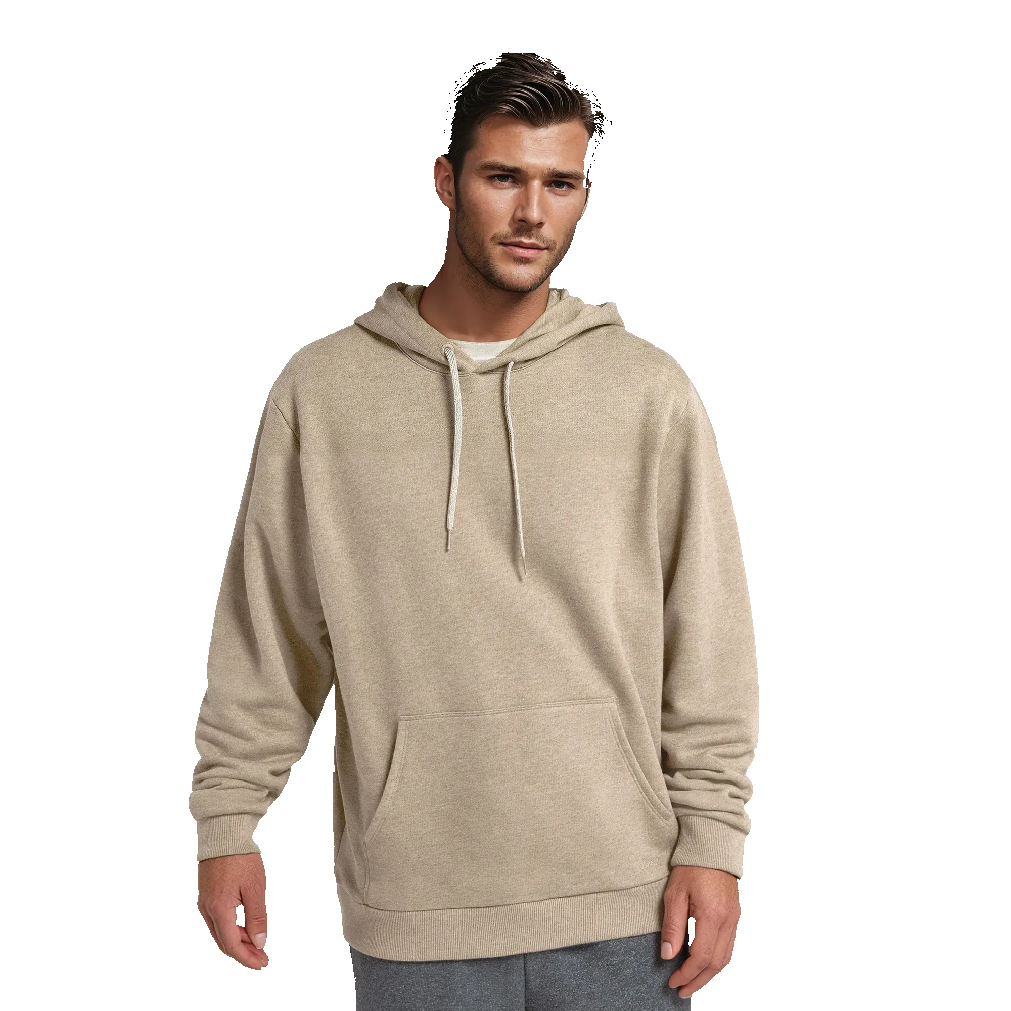 Unisex Merino Blend Hoodie - Rugged Beige sold by allbirds