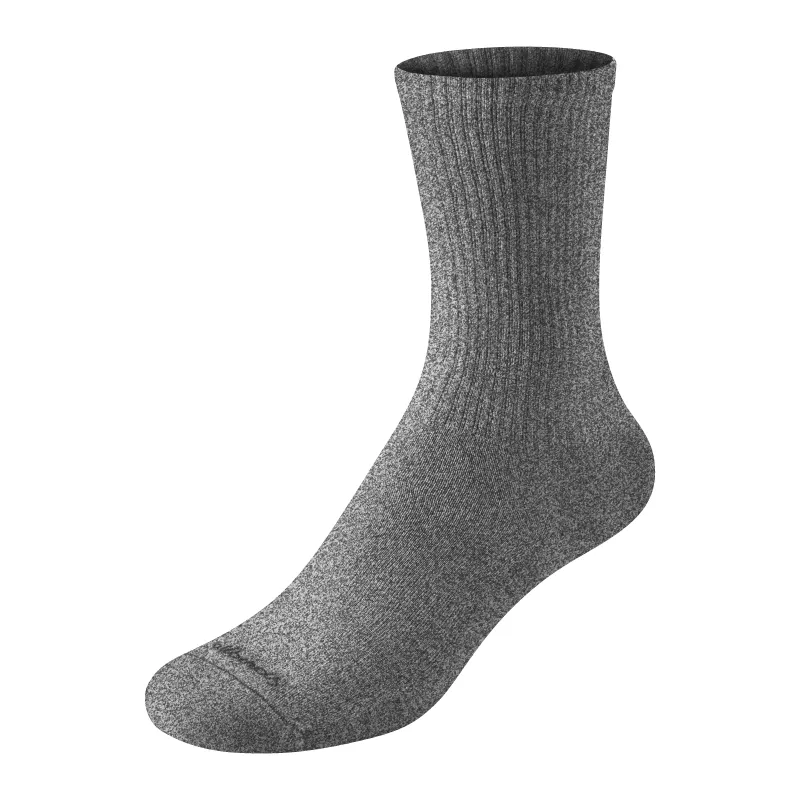 Anytime Crew Sock - Natural Grey Heather/Natural White sold by allbirds