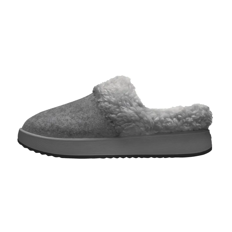 Women's Kiwi Slipper - Medium Grey (Pebble Grey Sole) sold by allbirds