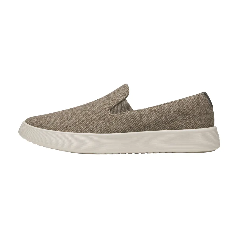 Men's Cruiser Slip On Tweed - Weathered Brown (Weathered White Sole) sold by allbirds