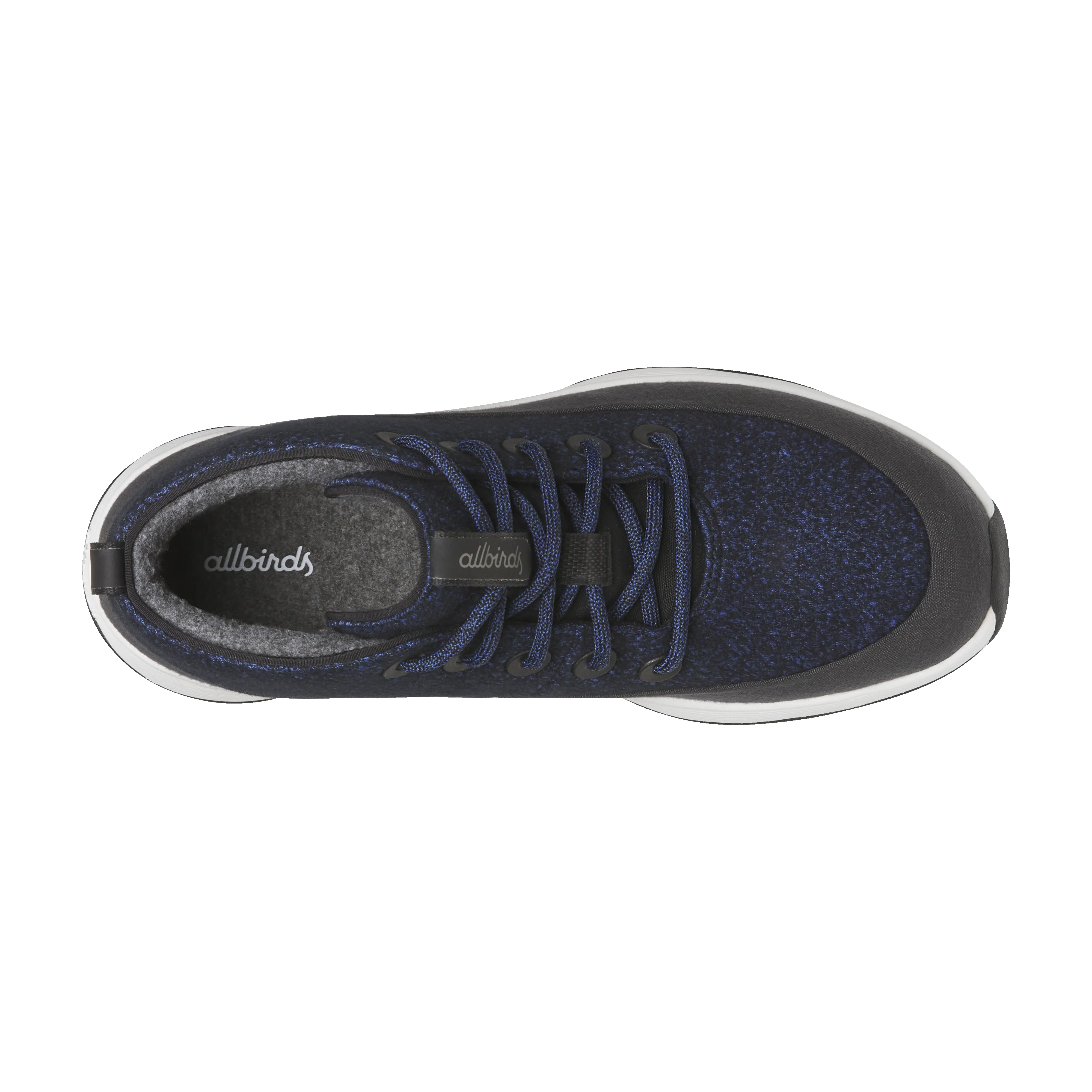 Women's Wool Runner NZ Mid Waterproof - Natural Black/Royal Blue (Barely Grey Sole) sold by allbirds product image thumbnail 3