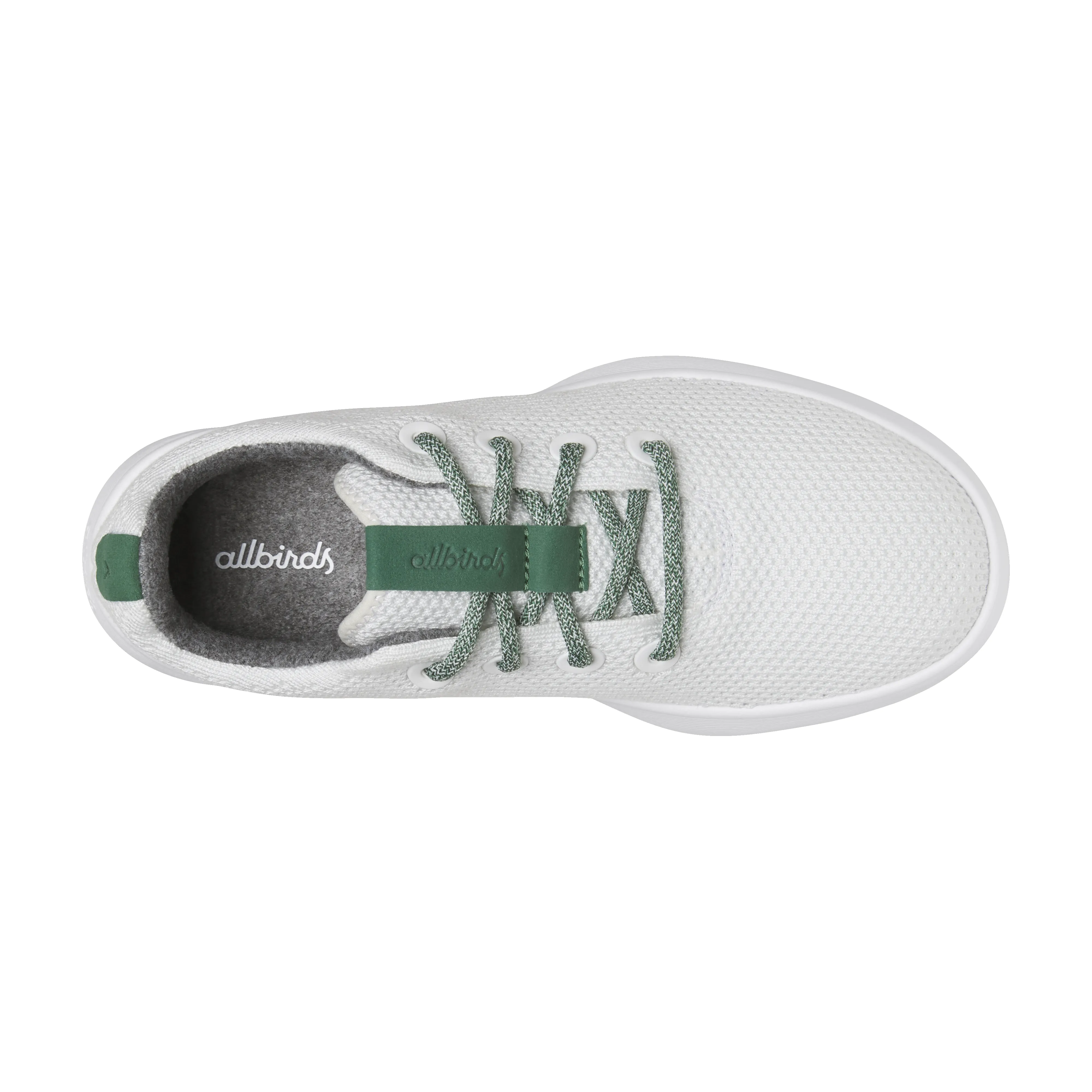 Women's Tree Runner NZ - Blizzard/Verdant Green (Blizzard Sole) sold by allbirds product image thumbnail 3