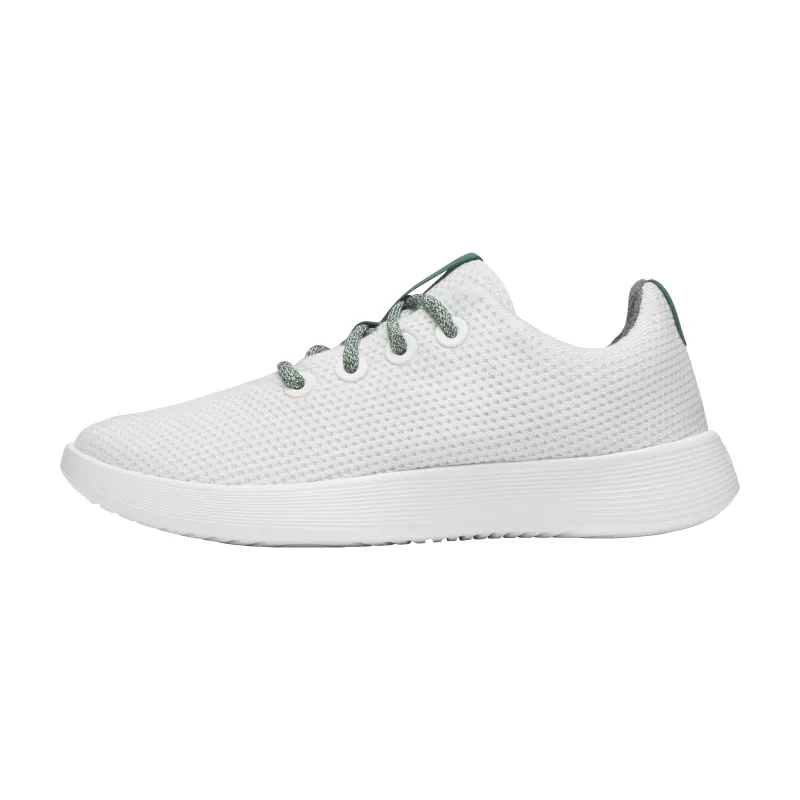 Women's Tree Runner NZ - Blizzard/Verdant Green (Blizzard Sole) sold by allbirds