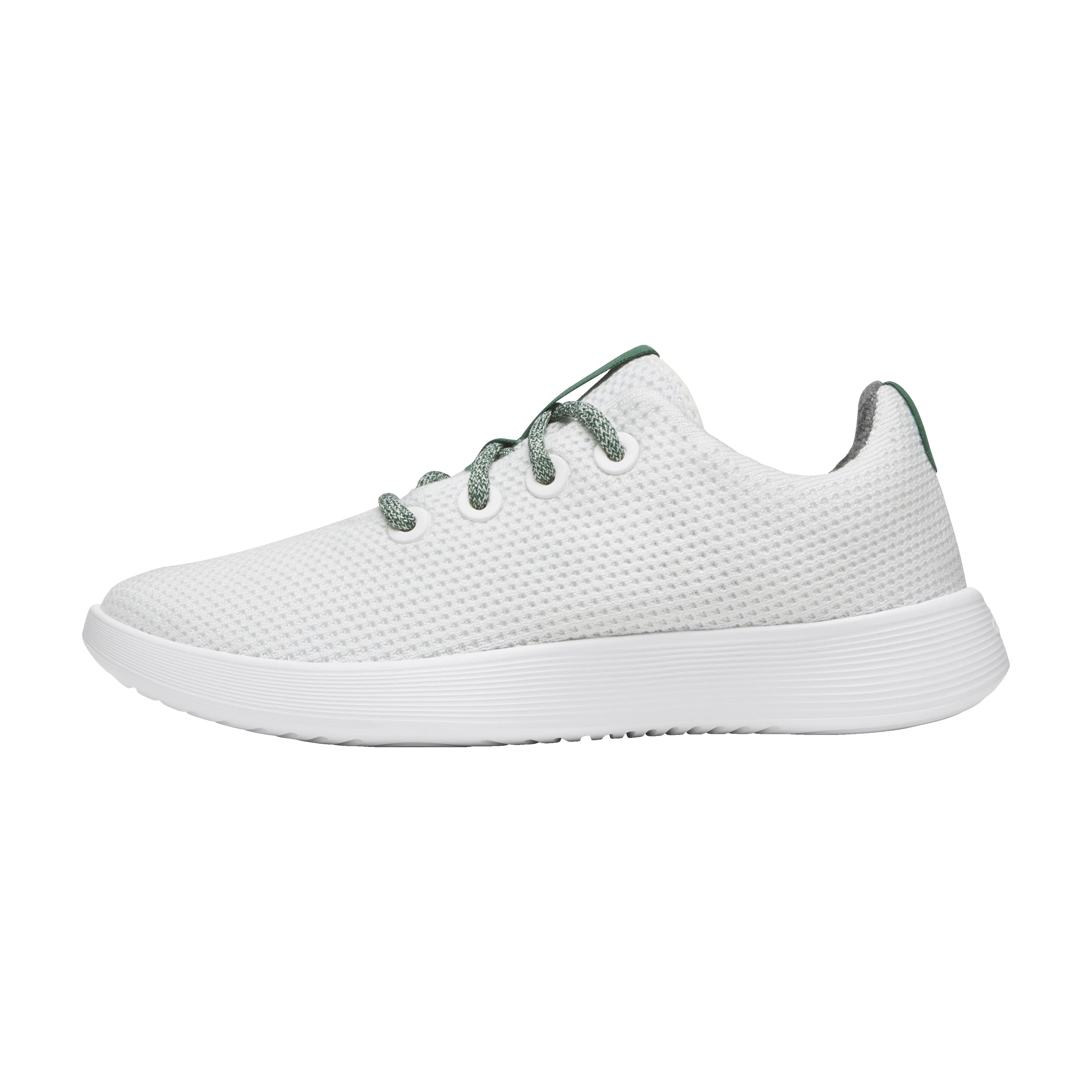Women's Tree Runner NZ - Blizzard/Verdant Green (Blizzard Sole) sold by allbirds