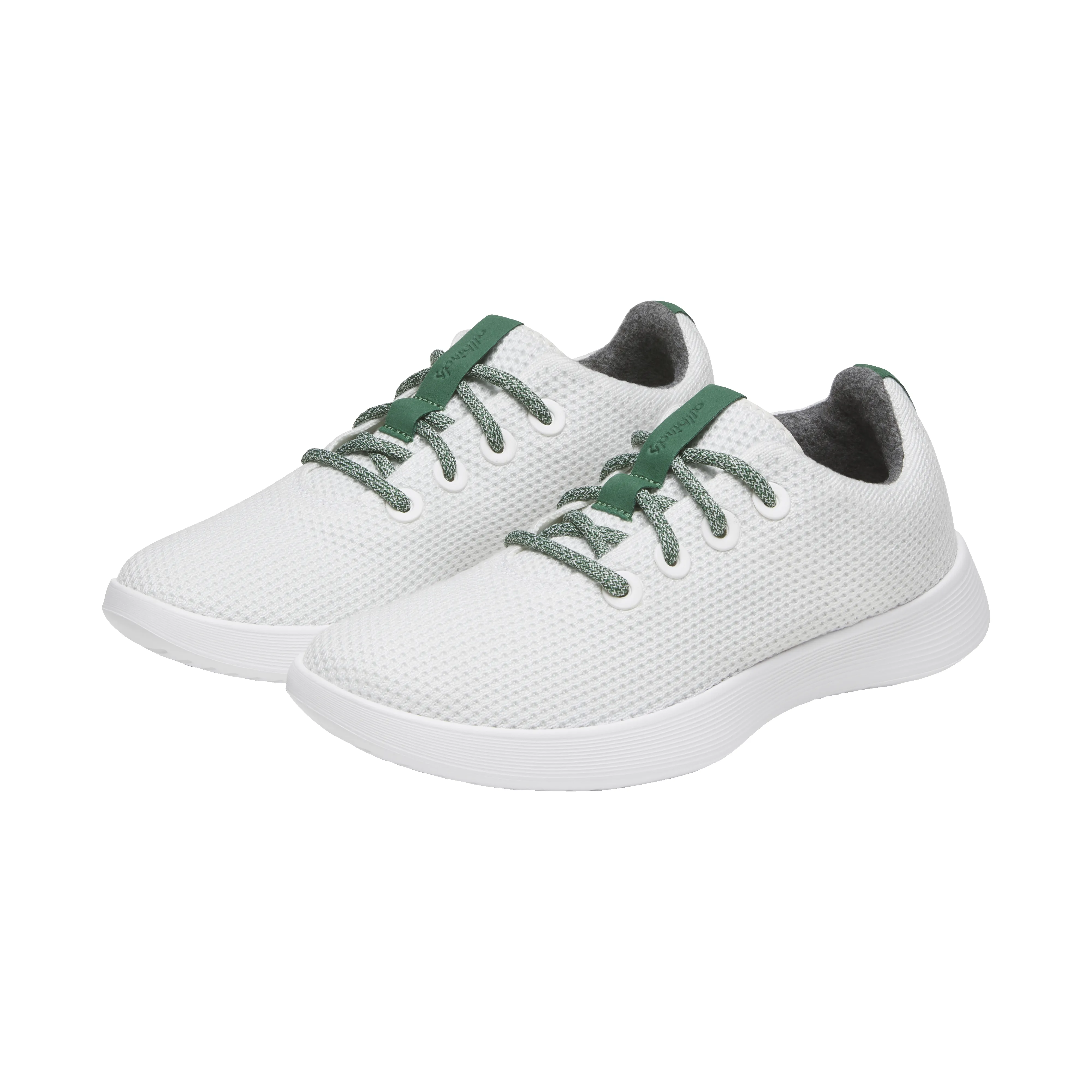 Women's Tree Runner NZ - Blizzard/Verdant Green (Blizzard Sole) sold by allbirds product image thumbnail 5