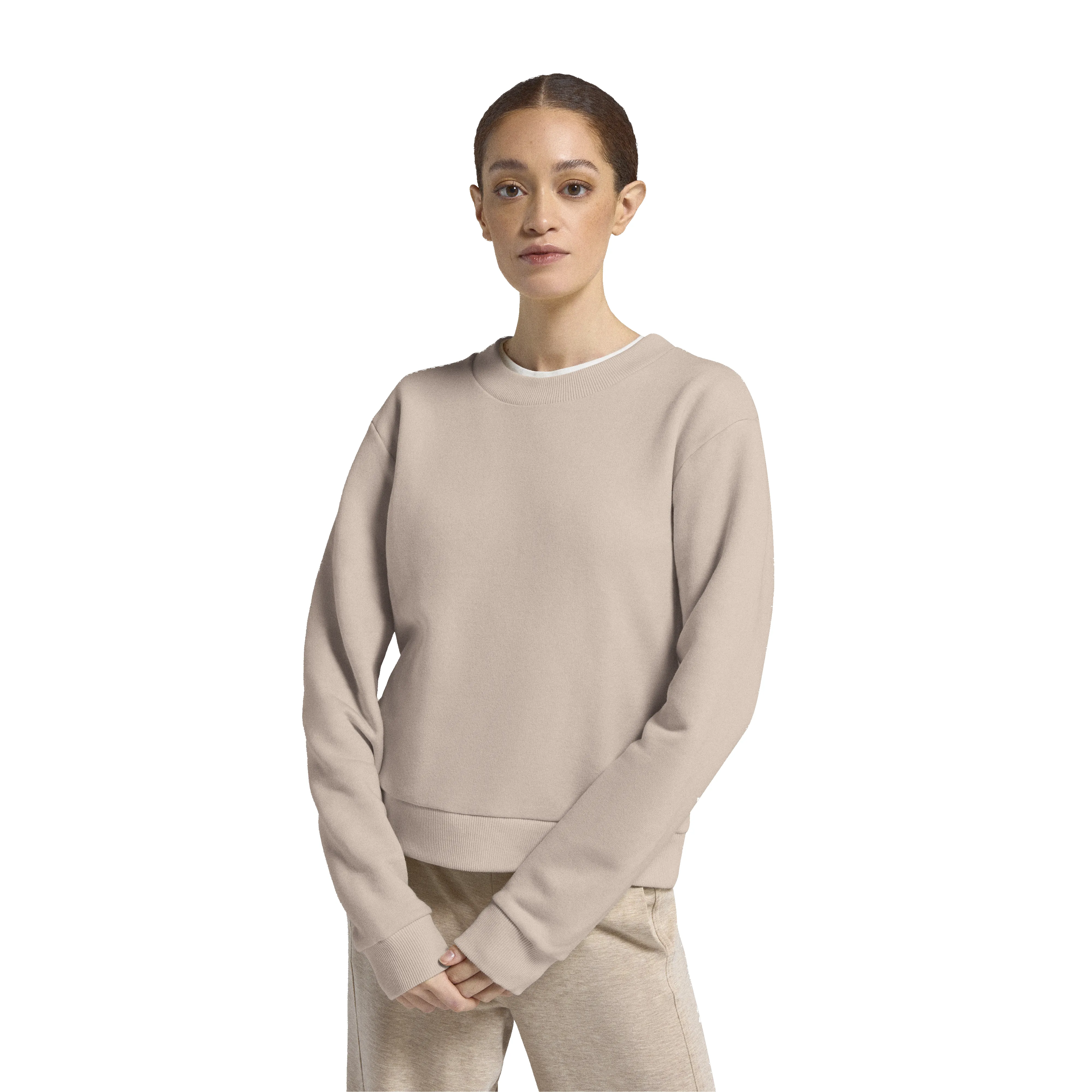 Women's Merino Blend Sweatshirt - Mushroom sold by allbirds