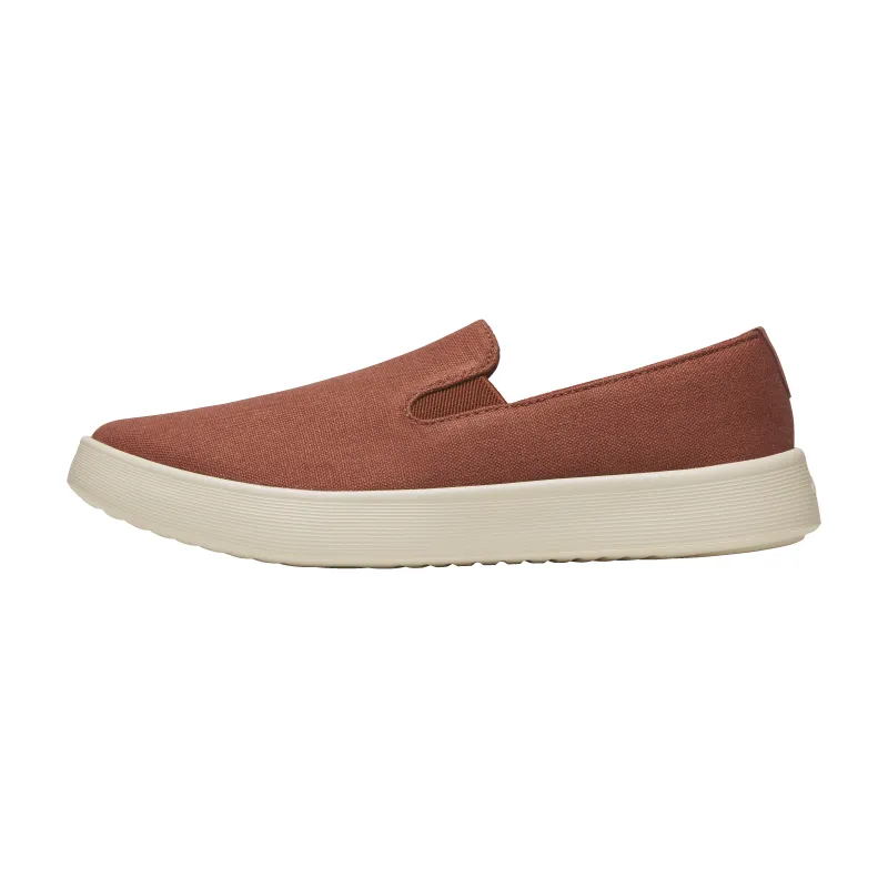 Men's Cruiser Slip On Canvas - Auburn (Warm White Sole) sold by allbirds