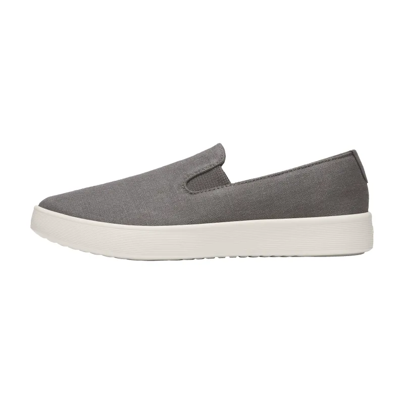 Women's Cruiser Slip On Canvas - Anthracite (Natural White Sole) sold by allbirds