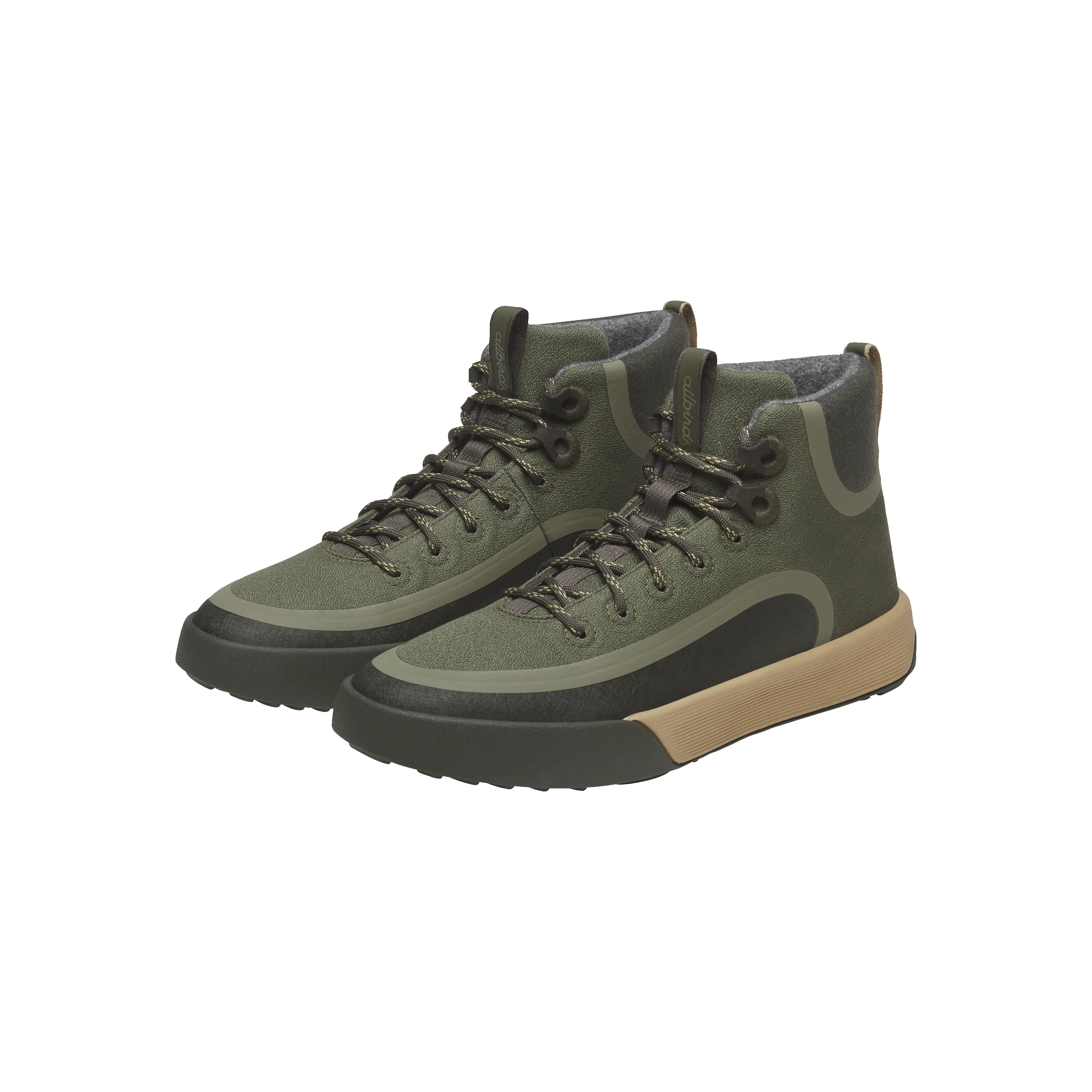 Men's Cruiser Mid Explore - Rustic Green (Hazy Beige Sole) sold by allbirds product image thumbnail 5