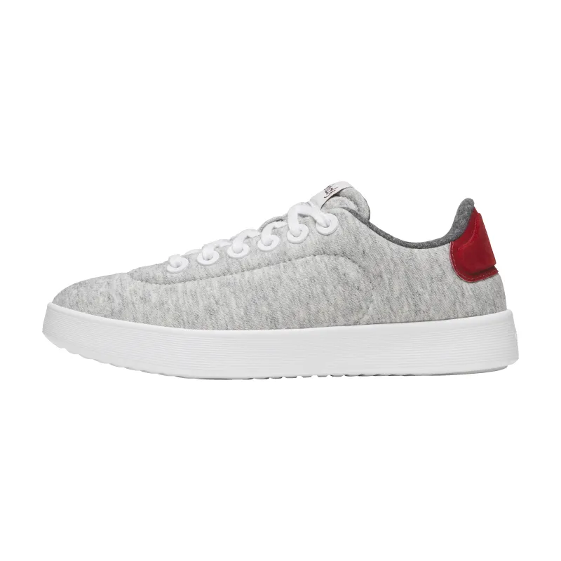 Women's Cruiser Jersey - Light Grey/Syrah (Blizzard Sole) made by allbirds