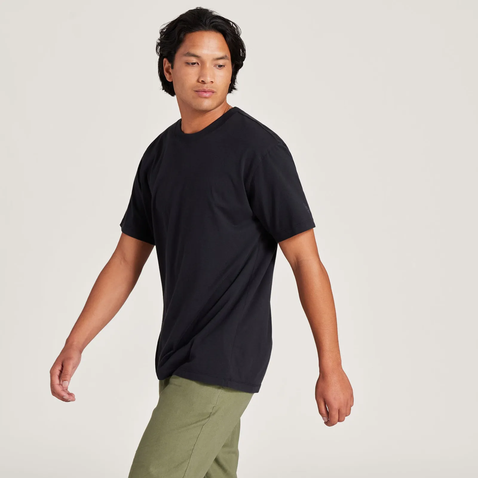 Men's Organic Cotton Tee - Natural Black sold by allbirds product image thumbnail 2