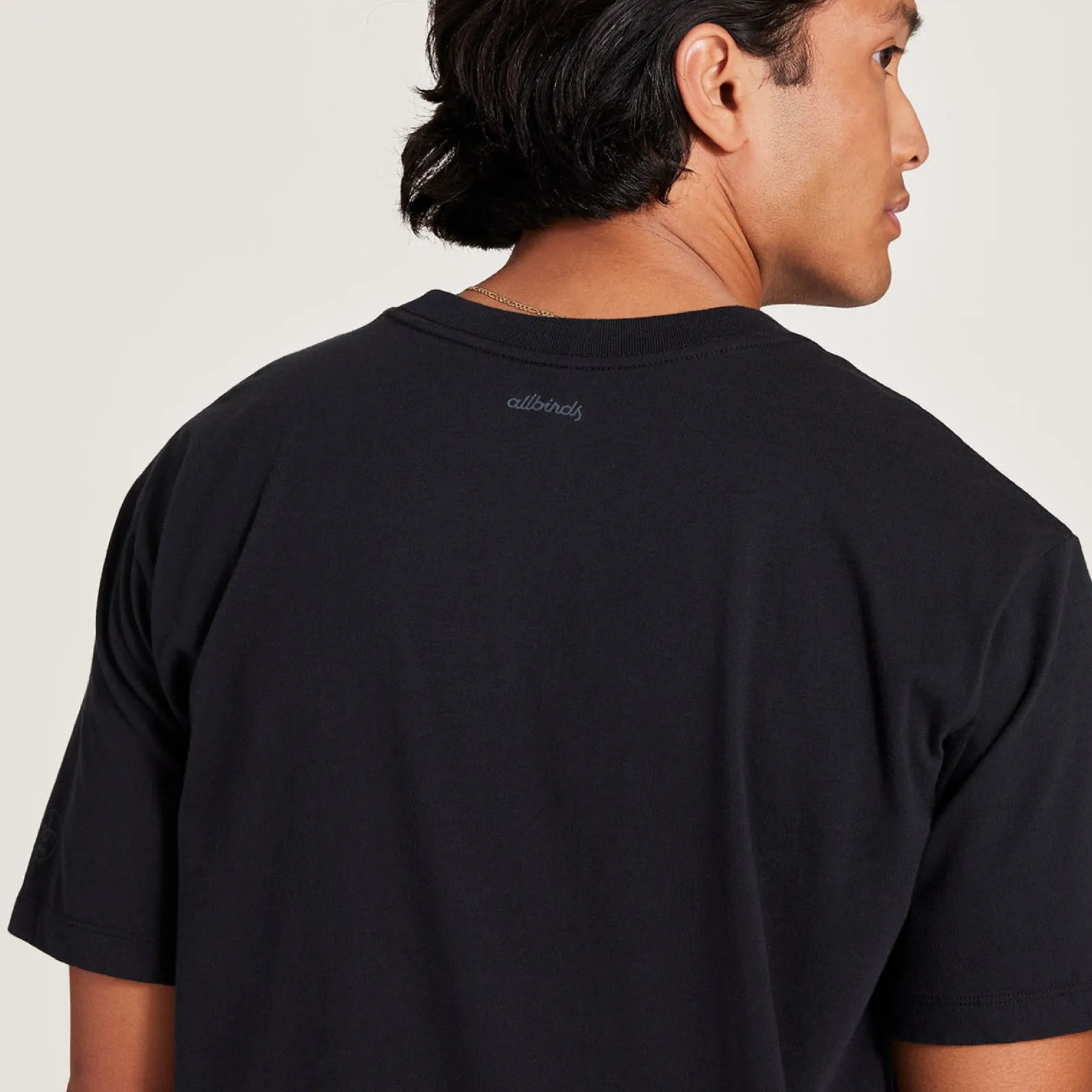 Men's Organic Cotton Tee - Natural Black sold by allbirds product image thumbnail 4