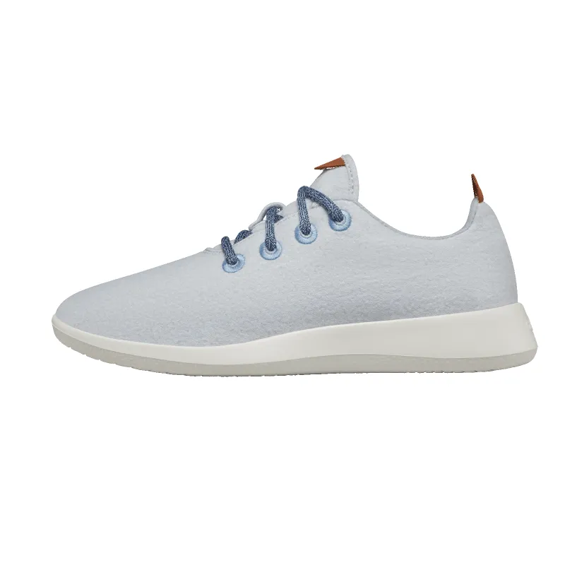 Men's Wool Runners - Frost Blue (White Sole) made by allbirds